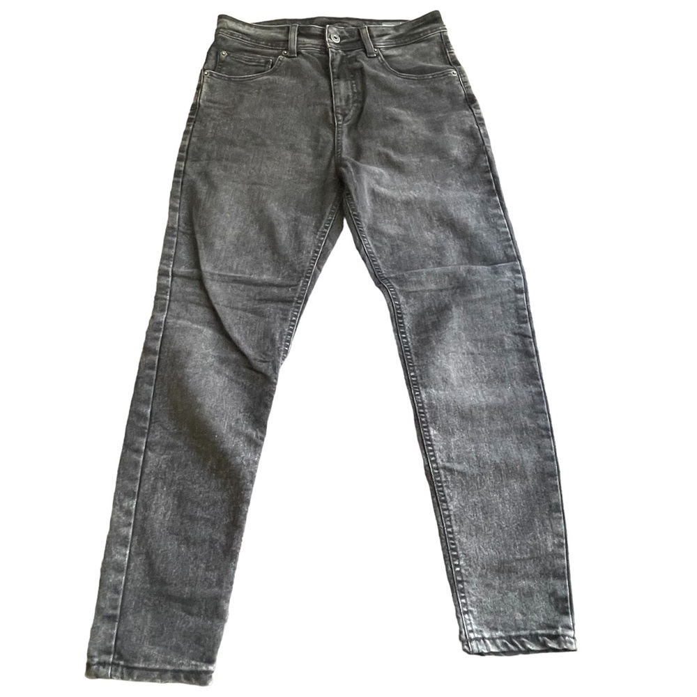 Koaj Basic Black/Grey Lowrise Carrot Fit Skinny Jeans Men's Size 28